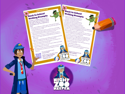 Back to school writing prompts free worksheet.