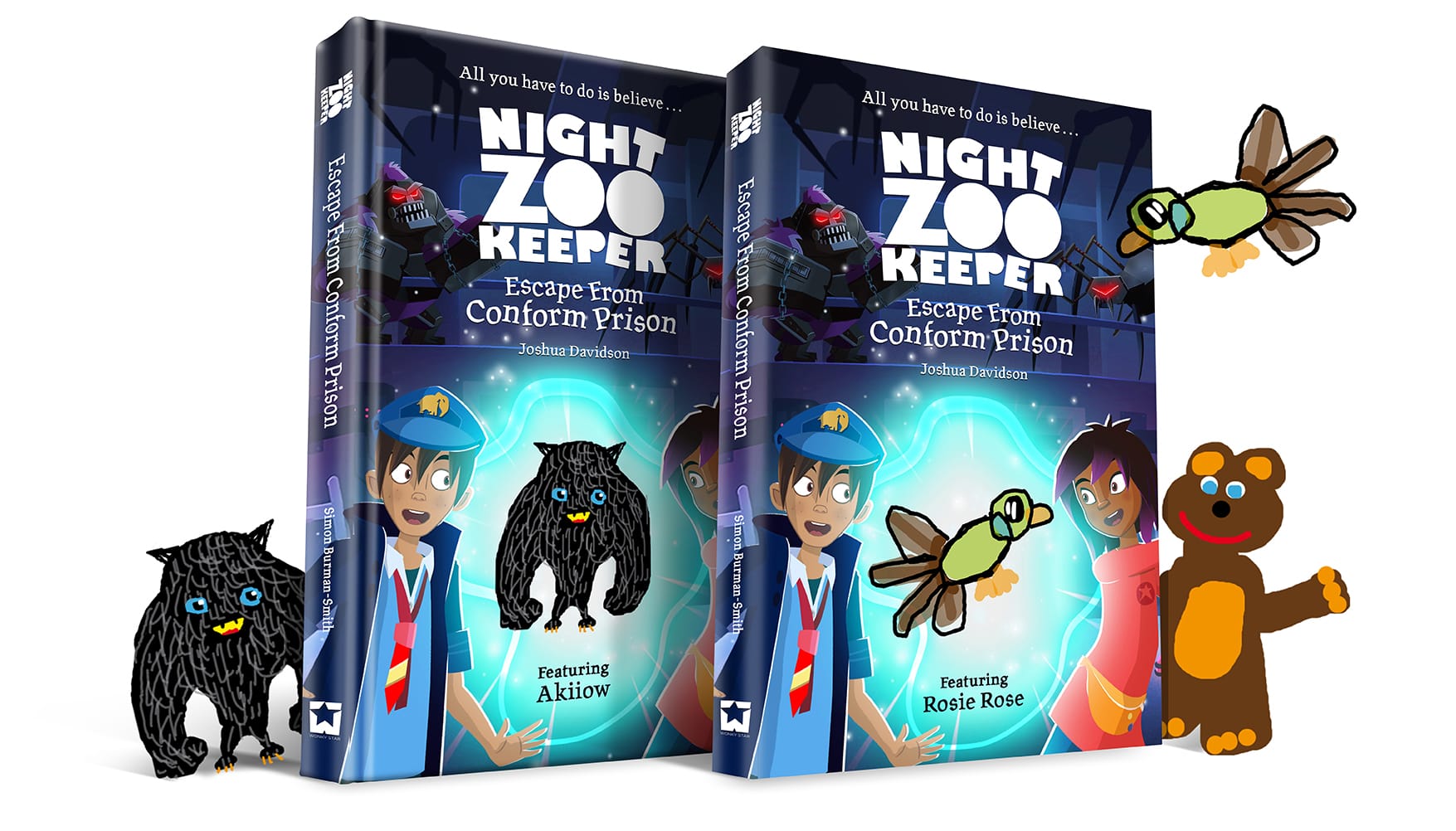 Night Zookeeper Personalized book