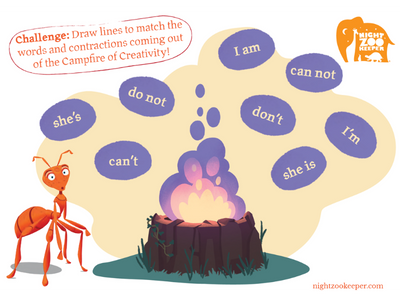 Contractions Matching Activity