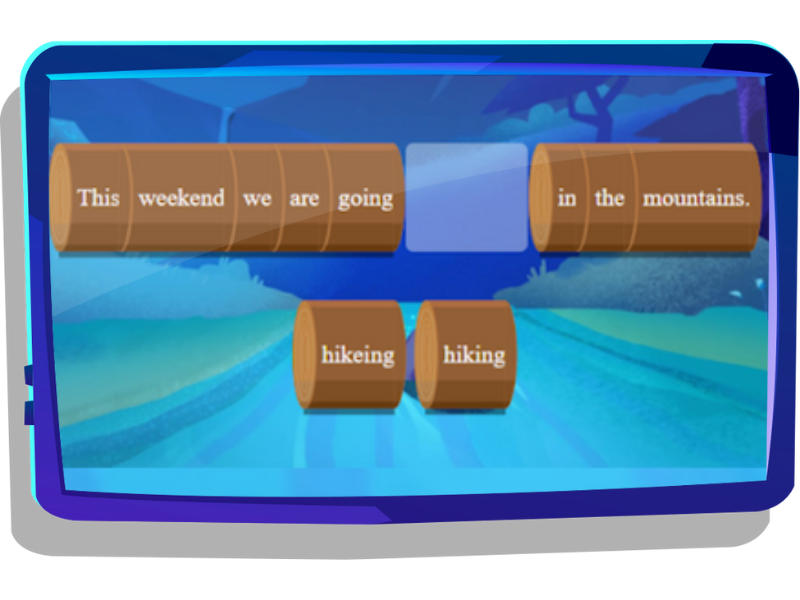 Suffix lesson on Nightzookeeper.com, displayed on laptop screen.