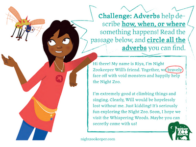 Challenge on how to use Adverbs 