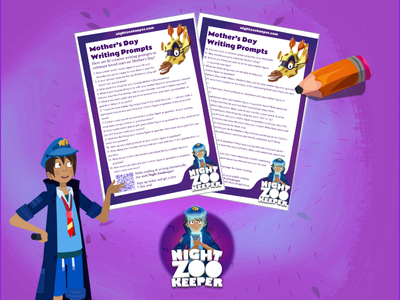 Mother's Day writing prompts free worksheet. 