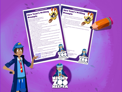 New Year's writing prompts free worksheet.