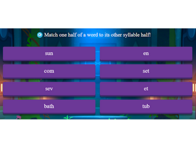 Match word with Syllable