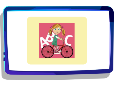 ABC Ride: Learn the Alphabet logo on Night Zookeeper tablet.