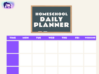 Homeschool Daily Planner 