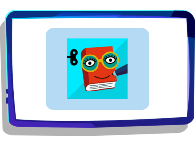Me: A kid's diary logo on Night Zookeeper tablet. 