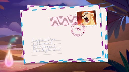 Post card to Captain Claw