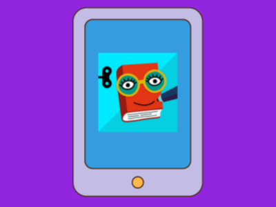 Tablet with Me a Kid's Diary app.