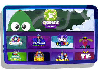 Activities menu on Night Zookeeper