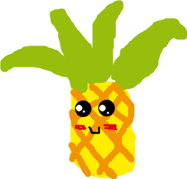 Drawing of a pineapple