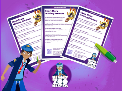 Short story writing prompts free printable worksheet.