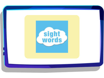 Sight Words by Little Speller logo on Night Zookeeper tablet. 