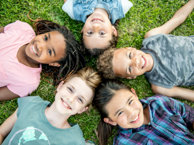 Children smiling 