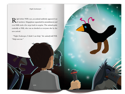 Pages from Night Zookeepers new book
